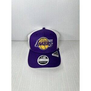 NEW ERA 9Seventy NBA Los Angeles Lakers Trucker Snapback Hat Adjustable Cap NEW